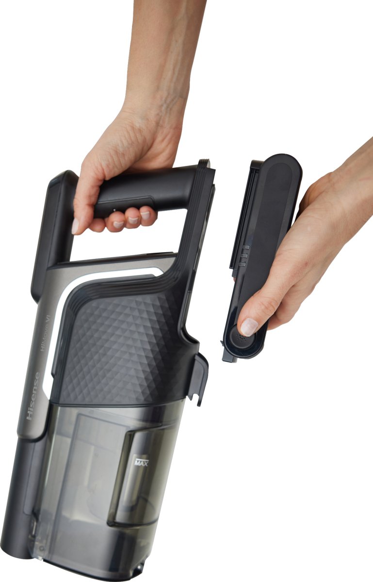 EAN 3838782835797 - Hisense HVC646630A Aspiradora escoba 2 en 1 Batería Secar HEPA Sin bolsa 0,701 L 330 W Negro imagen 33