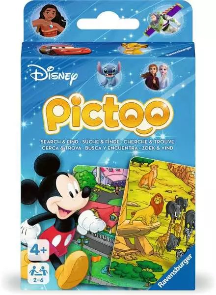 Ravensburger Pictoo Disney, Juego De Cartas 23478