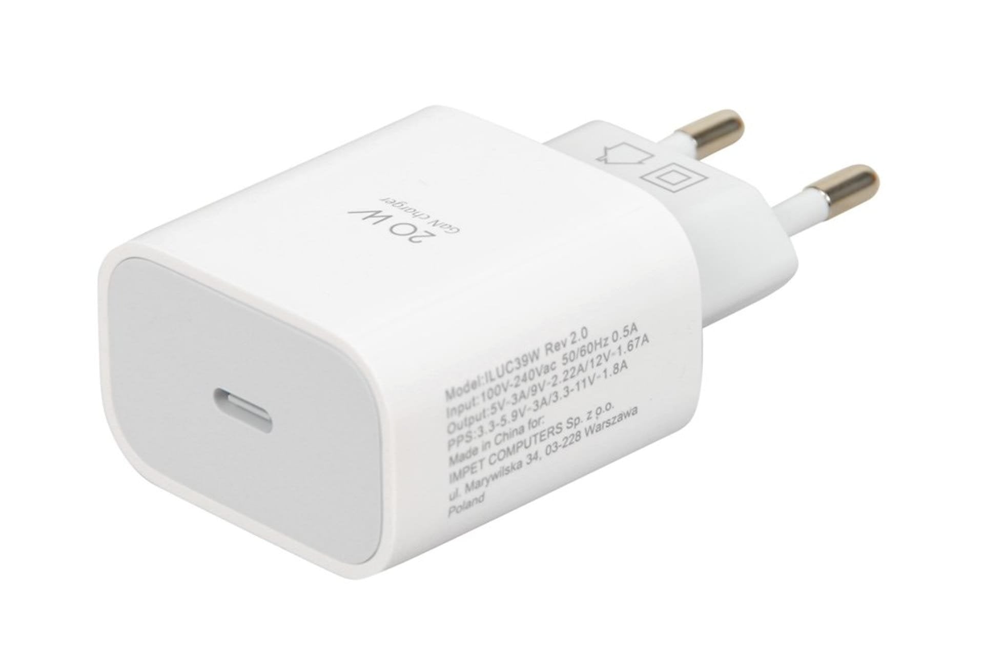 EAN 5903968681036 - iBox ILUC39W cargador de dispositivo móvil Universal Blanco Corriente alterna Carga rápida Interior imagen 3