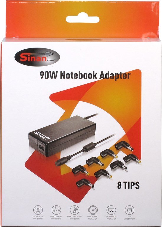 EAN 4260133129573 - Inter-Tech Sinan UB-90HB adaptador e inversor de corriente Universal 90 W Negro imagen 6