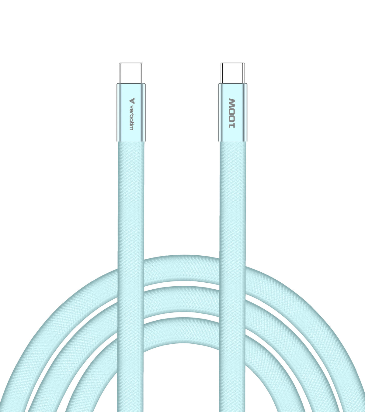 Verbatim Sync & Charge Usb-C To Usb-C 100w 120cm Blue