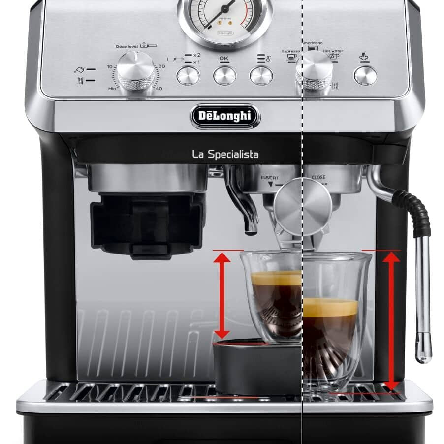 Cafetera De'Longhi Máquina Portafiltro Ec9155.Mb / La Specialima Arte Ec9155.Mb Plata