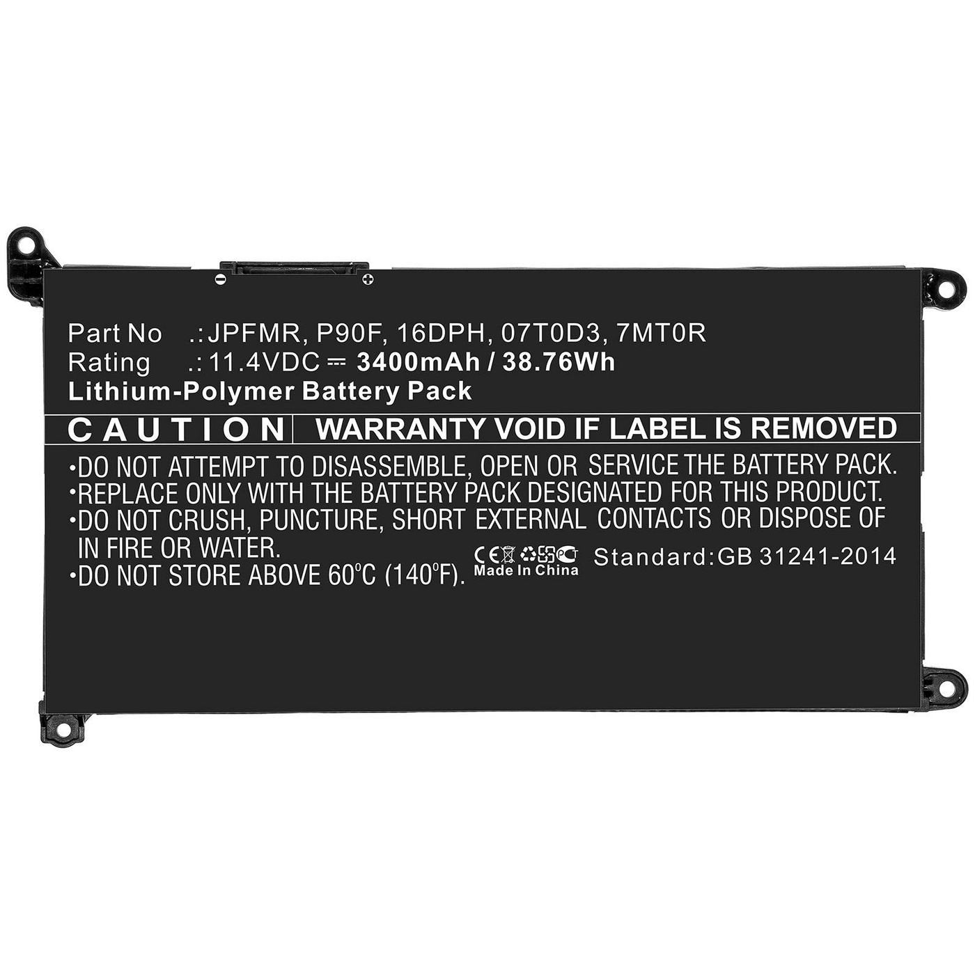 Coreparts Mbxde-Ba0219 Refacción Para Notebook Batería