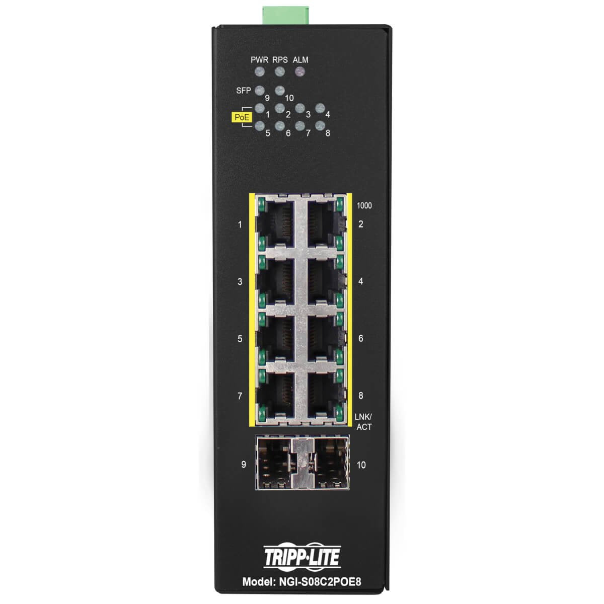 Eaton Tripplite Series 8-Port Lite Managed Indumrial Gigab.