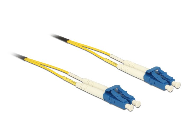 EAN 4043619845996 - DeLOCK 1m LC-LC Cable de fibra óptica e InfiniBand Amarillo imagen 1