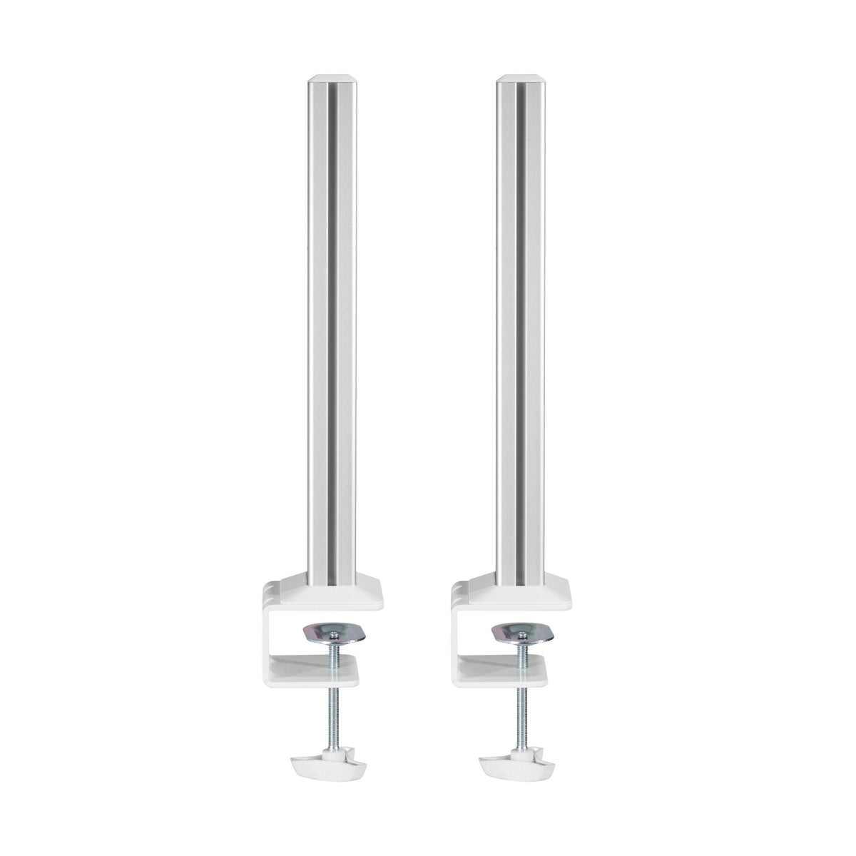Inline® Slatwall Mounting Columns Aluminium, For Table Mounting Panel, Set Of 2