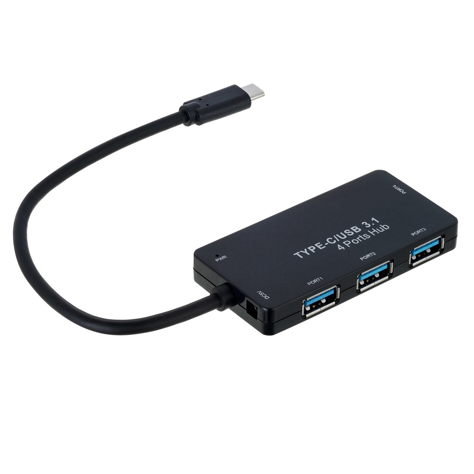 Hub De Interfaz Akyga Ak-Ad-52 Usb 3.1 (3.1 Gen 2) Tipo-C 500 Mbit / S Negro