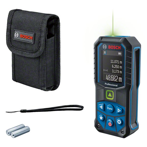 Bosch Professional Telémetro Láser Glm 50-25 G Professional Azul/Negro, Alcance 50m, Línea Láser Verde 0601072v00