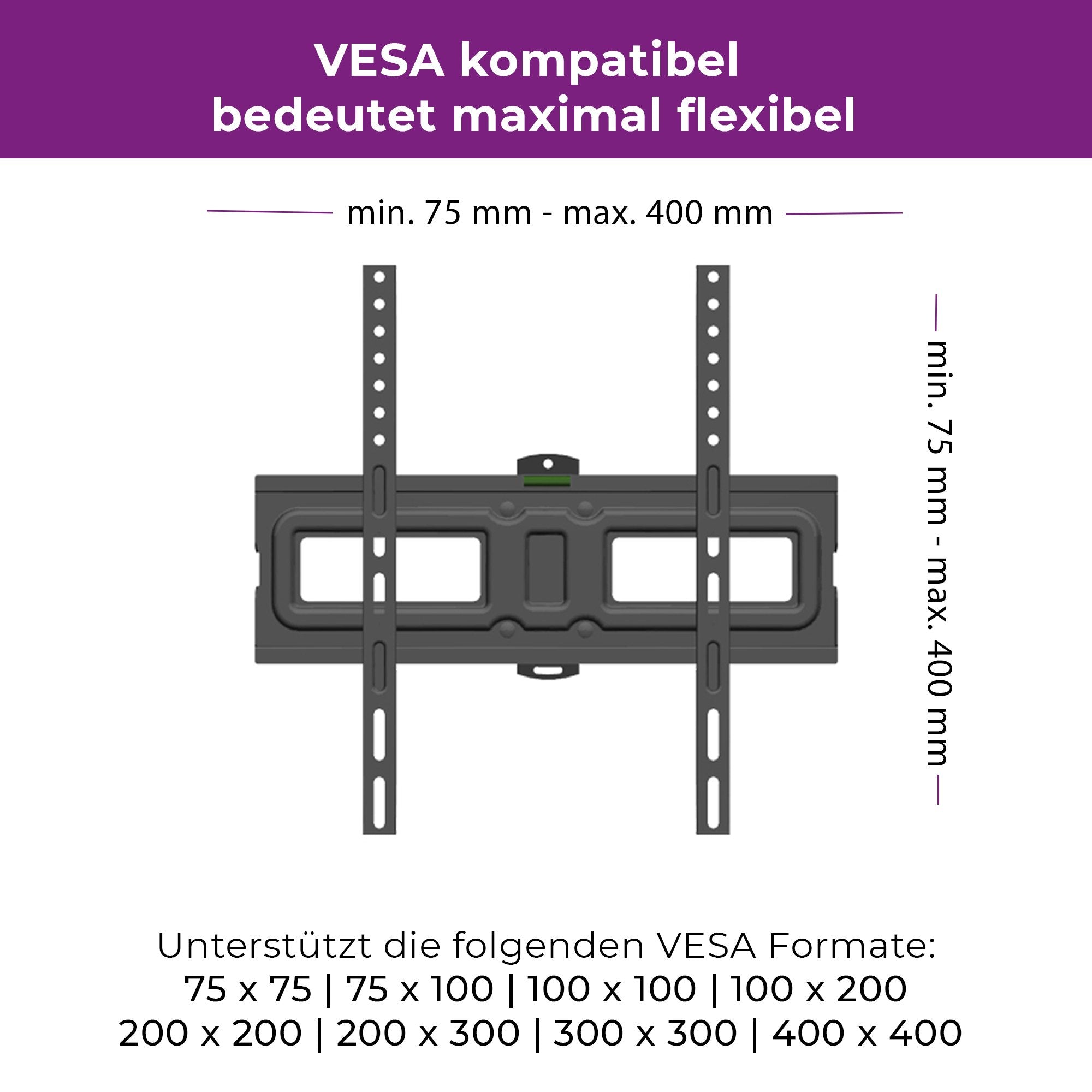 Soporte Tv Montaje En Pared Ultron 32 "-55" Ángulo / Inclinación
