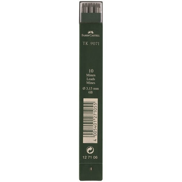 EAN 4005401271062 - Faber-Castell TK 9071 mina de repuesto 6B imagen 1