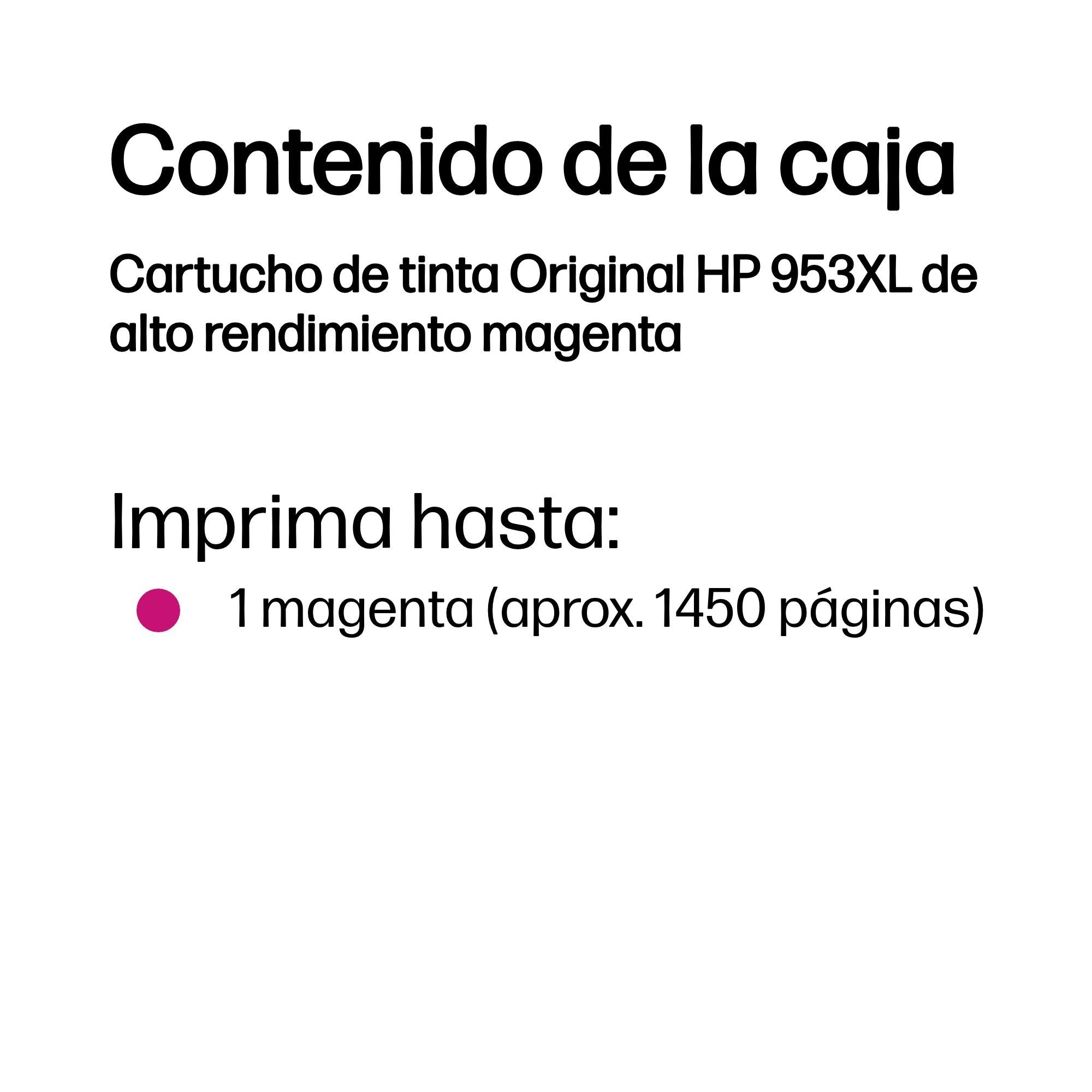 Tinta Hp 953xl Ac Magenta
