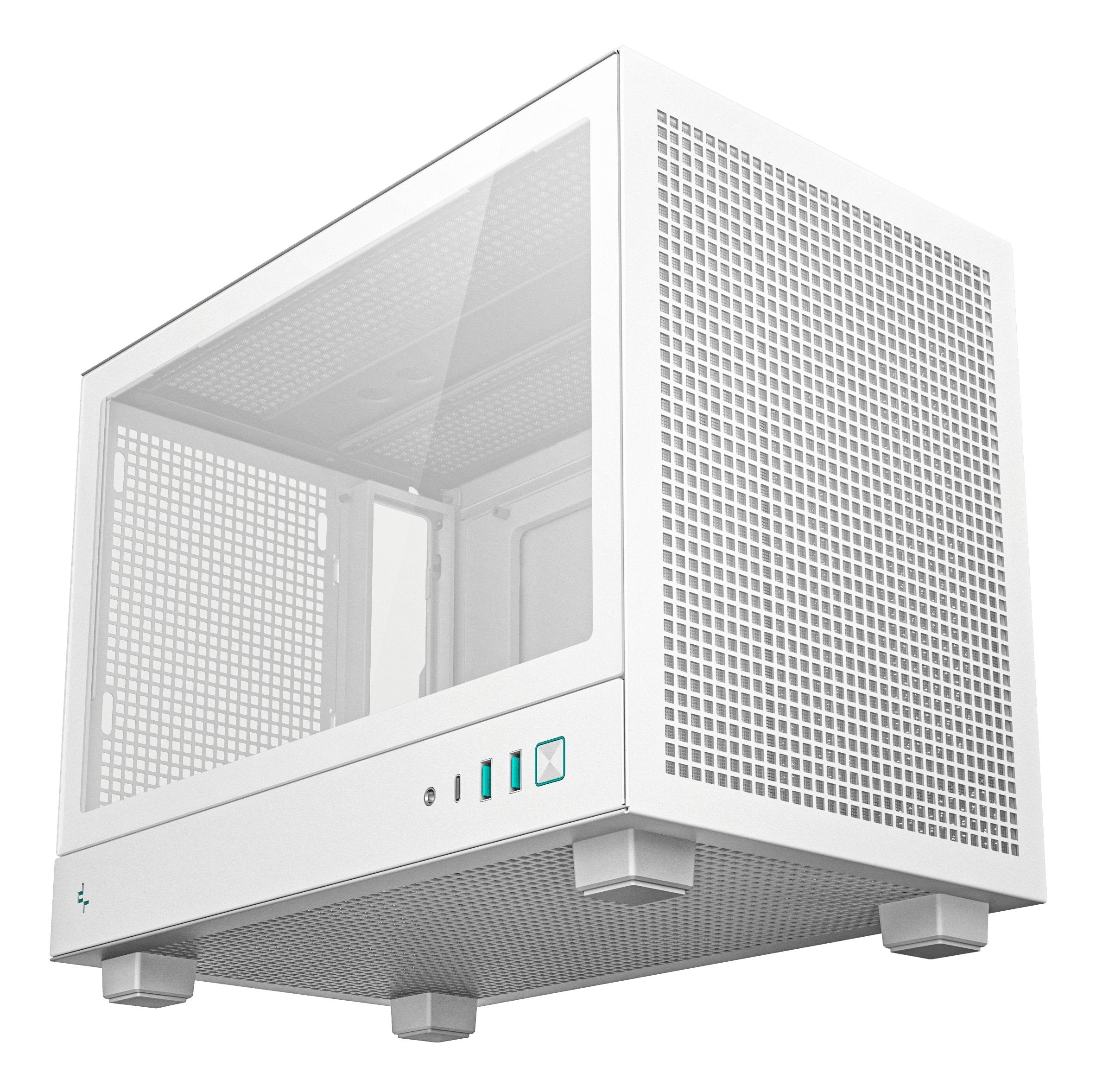 Caja Pc Micro-Atx Semitorre Deepcool Ch160 Wh Blanca R-Ch160-Whngi0-G-1