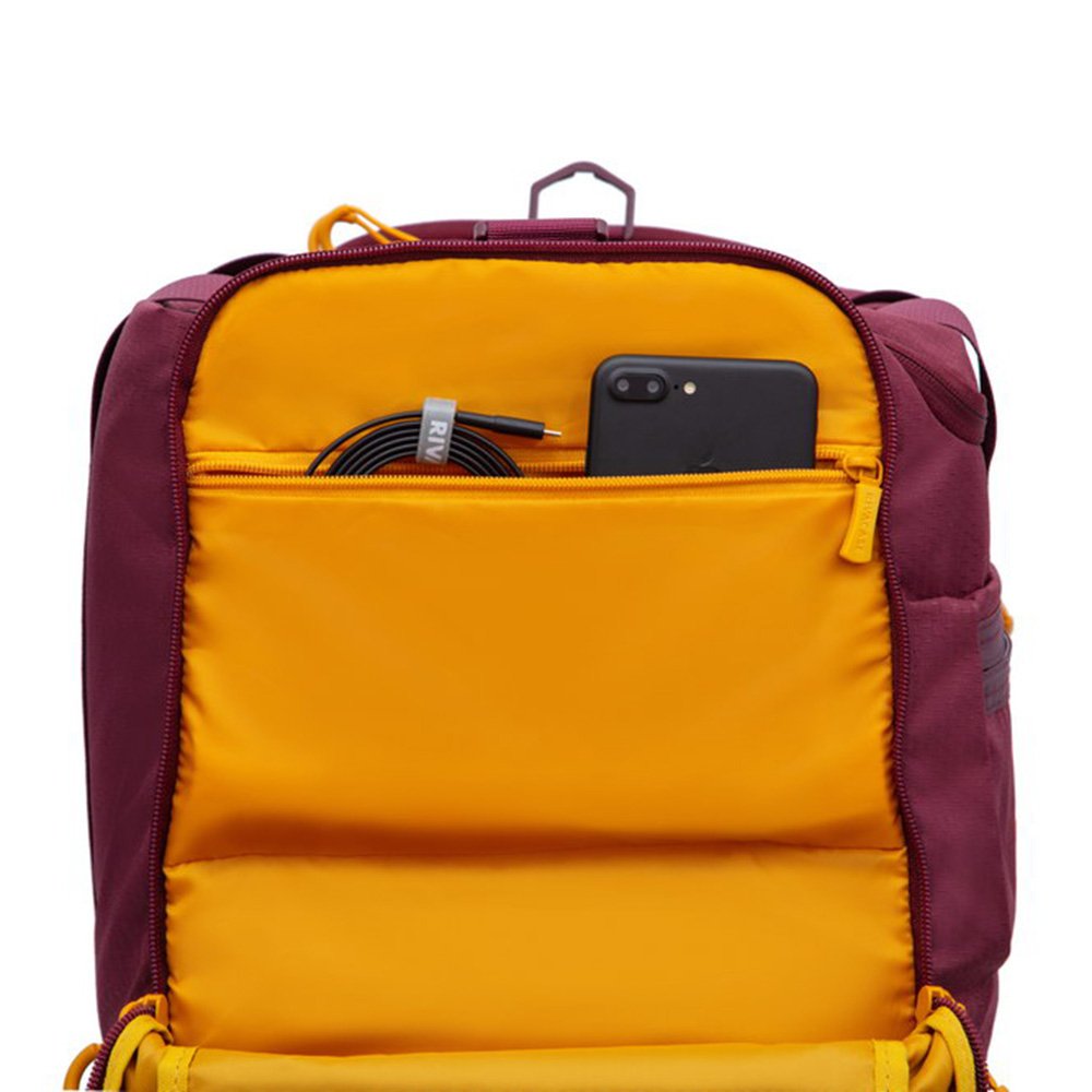 EAN 4260403576656 - Rivacase Dijon bolso de lona 35 L Poliéster, Poliuretano Borgoña imagen 12