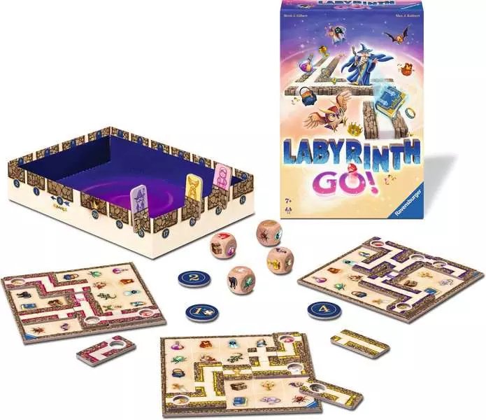 Ravensburger Labyrinth Go!, Juego De Mesa 24699