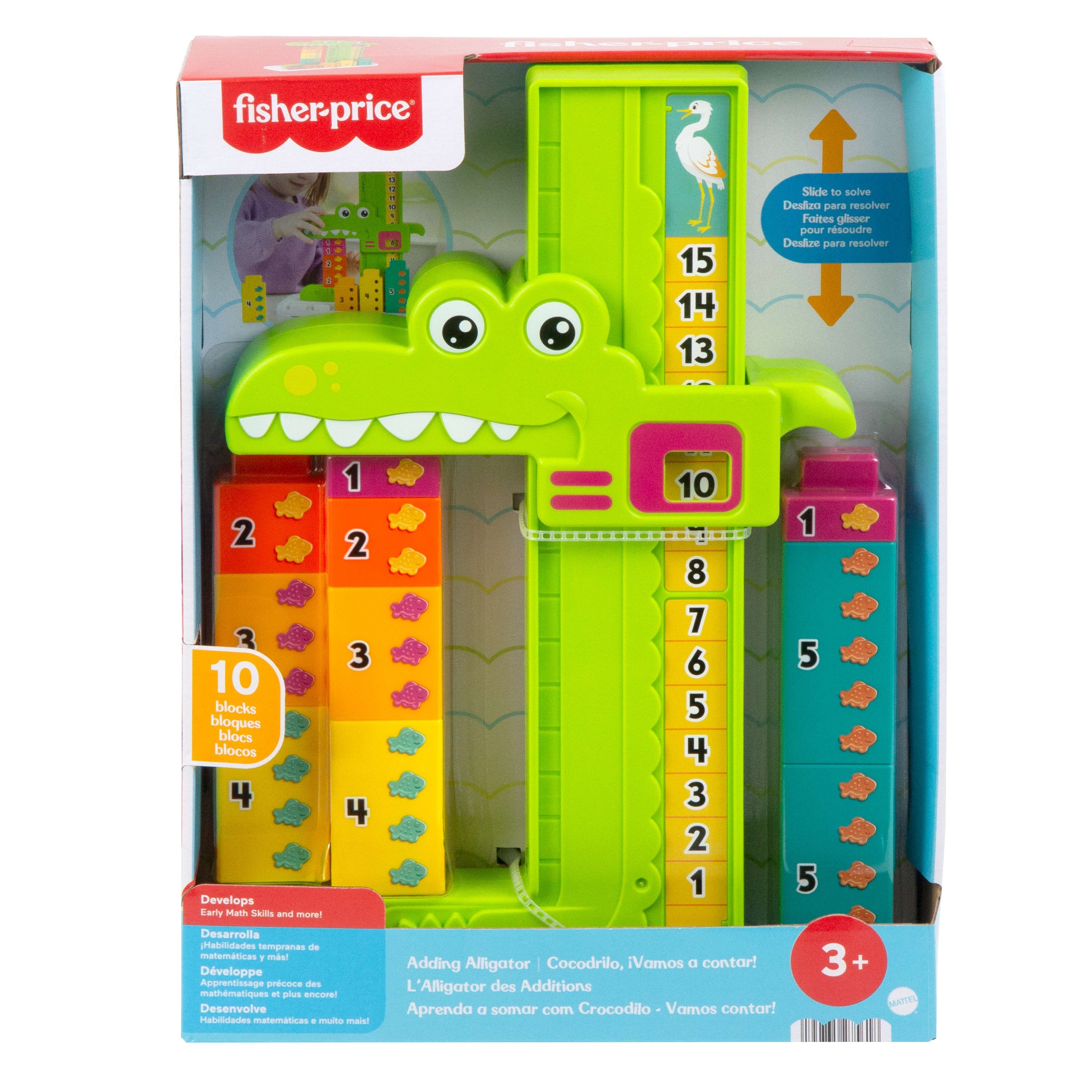 Fisher-Price Mi Número Crocodile, Aprendiendo Juguetes Jct13