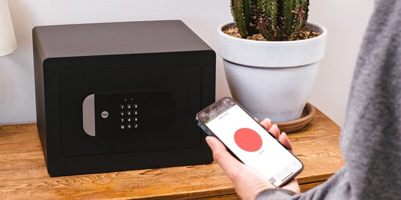 EAN 5052847109007 - Yale YSS/250/EB1 caja fuerte Caja fuerte de superficie Negro imagen 4