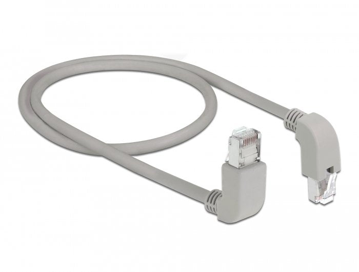 Delock Netzwerkcable Rj45 Cat.5e Sf Utp Oben Unten Gewinkelt 0,5 M