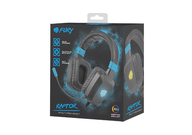 Natec Auriculares Fury Raptor (Micrófono)