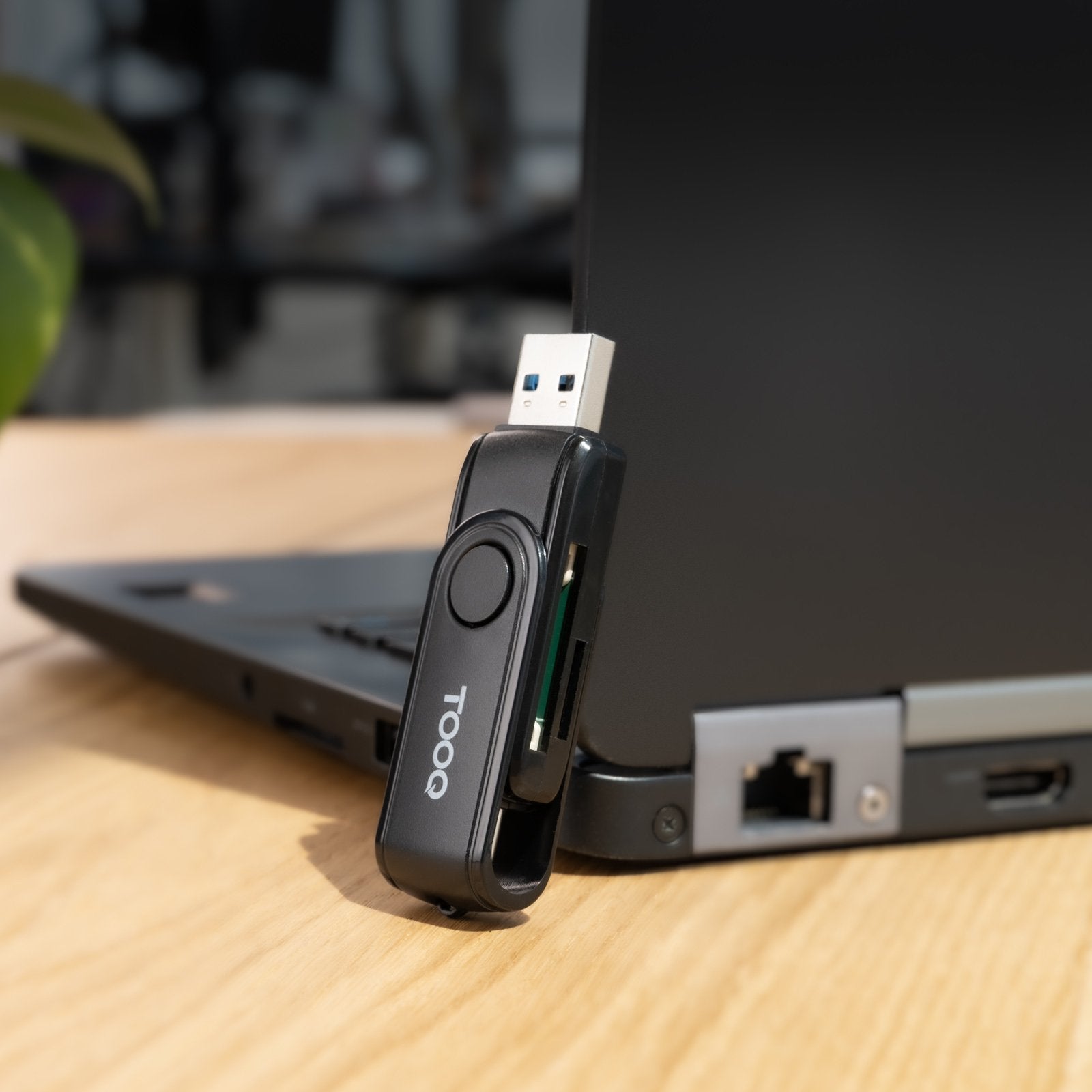 Lector Tarjetas Usb-C 2.0+Usb-A 3.0, Sd/Tf, Negro