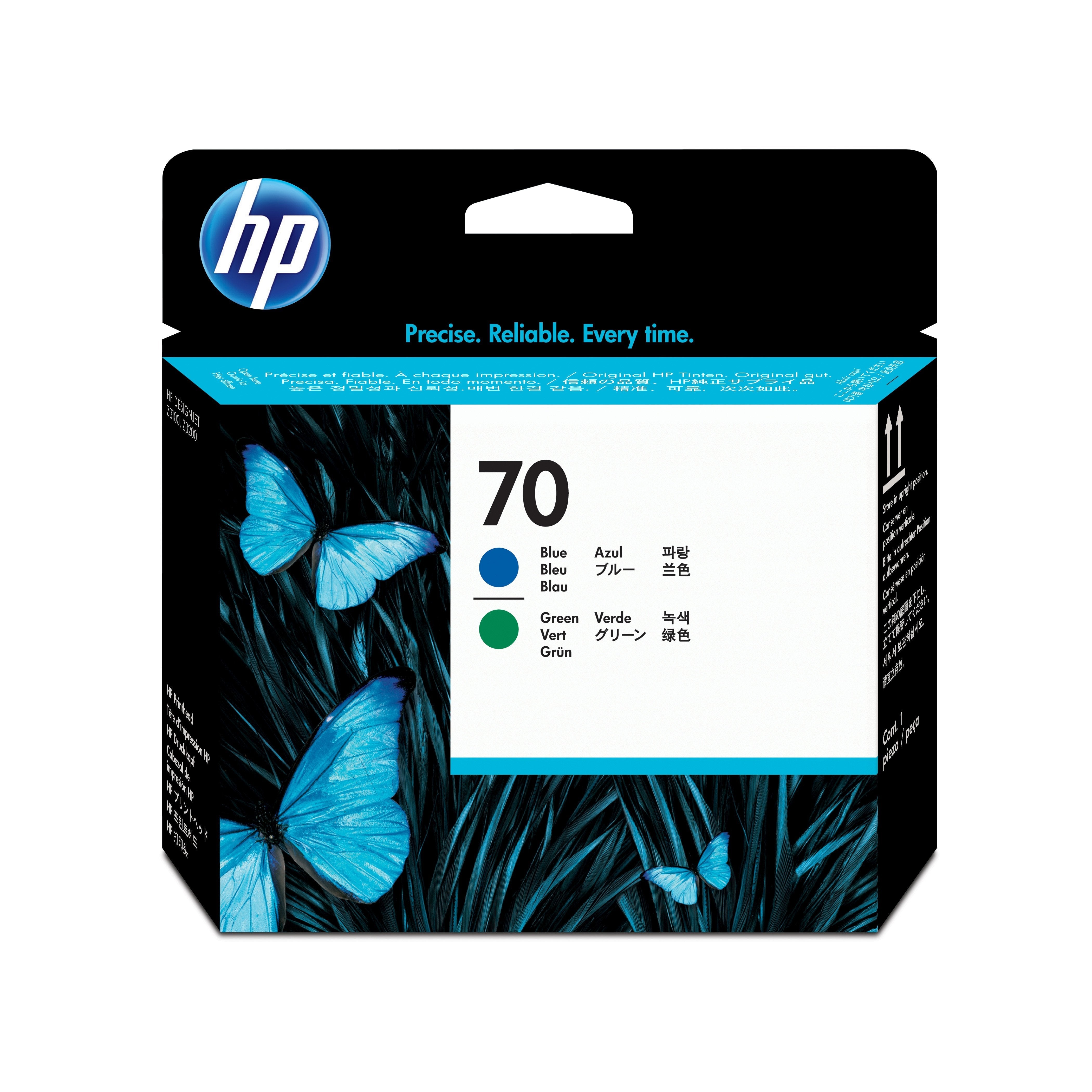 EAN 0882780527508 - HP 70 Blue and Green DesignJet Printhead cabeza de impresora imagen 1