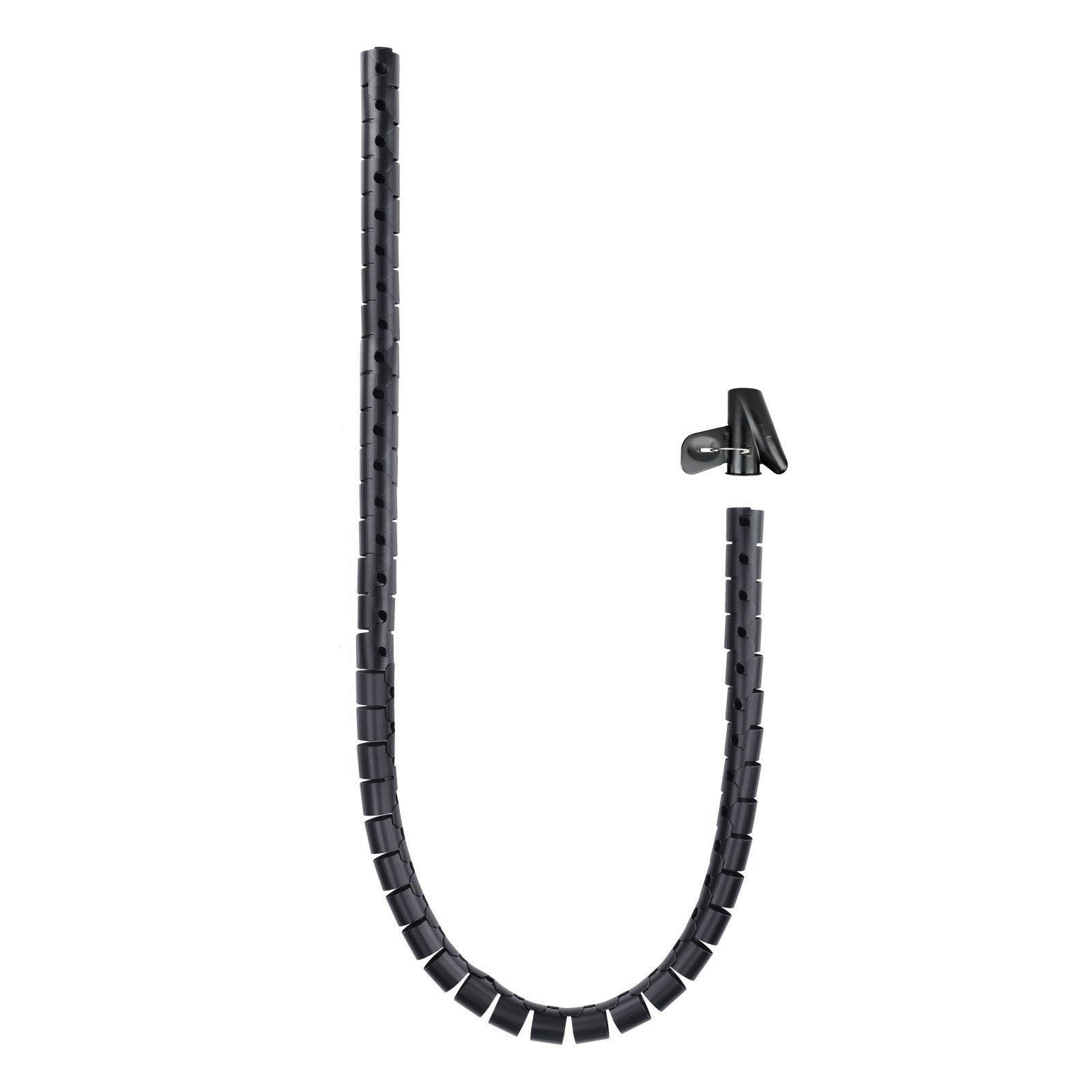 Nanocable Organizador De Cables Flexible 25mm - Longitud 2m - Negro