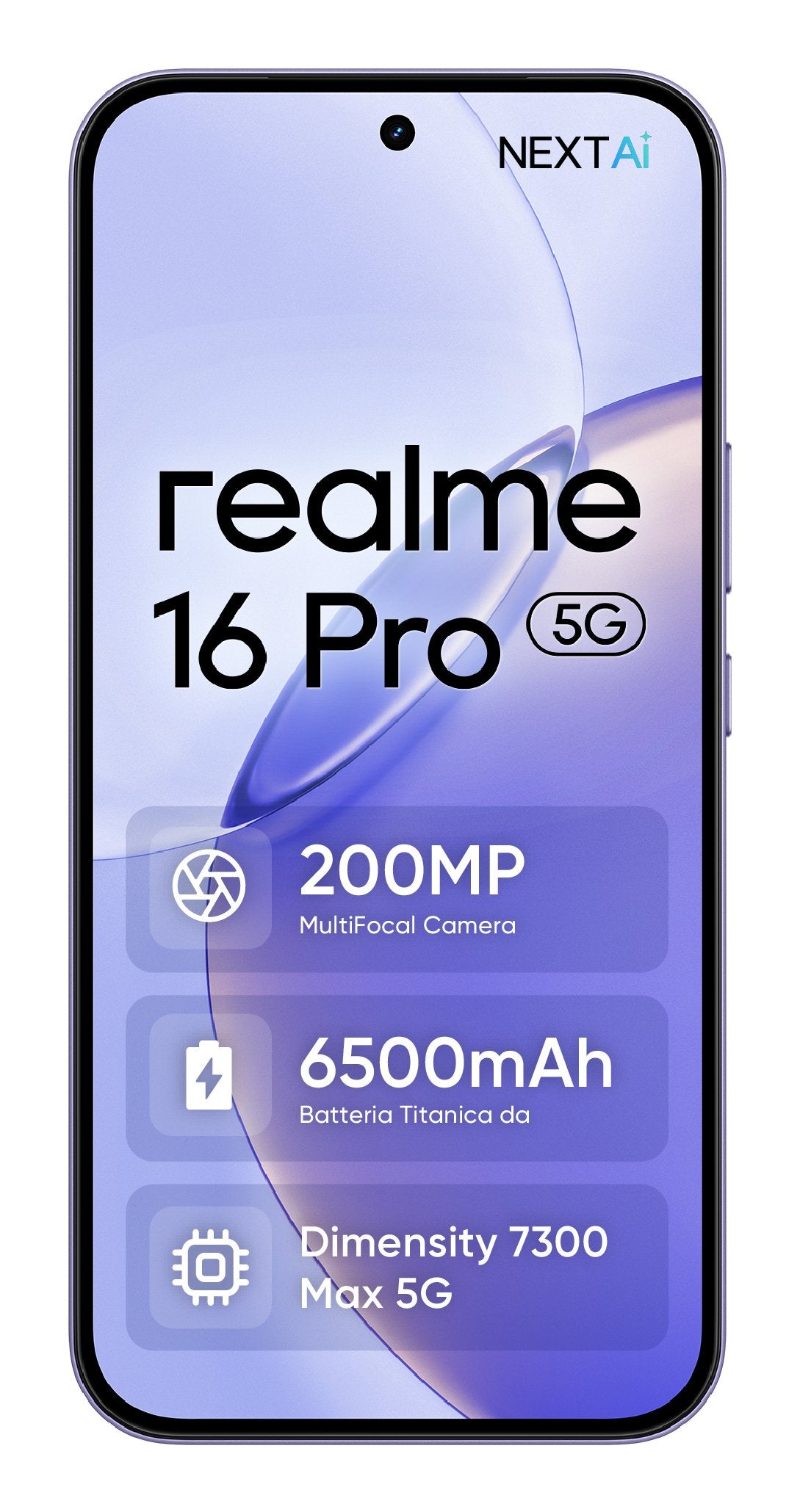 Smartphone Realme 16 Pro 8+512gb 6.78"5g Purple Ita