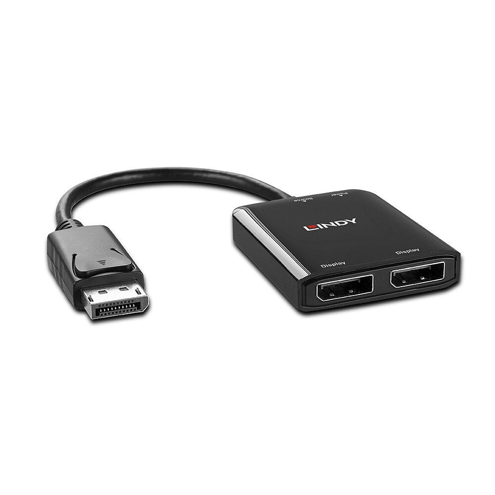 EAN 4002888384308 - Lindy 38430 hub de interfaz DisplayPort 21600 Mbit/s Negro imagen 3