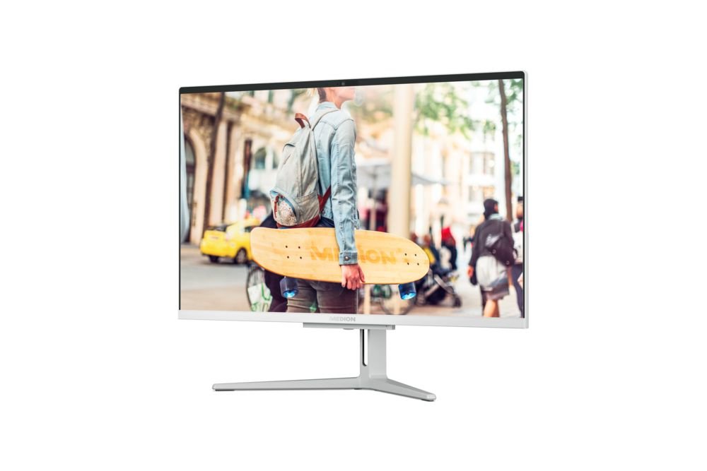 All In One Medion Akoya E23405 Md62581 23.8" 1920 X 1080 Pixeles 4 Gb Ddr4-Sdram 128 Gb Ssd W11 Home Wi-Fi 5 (802.11ac) Plata