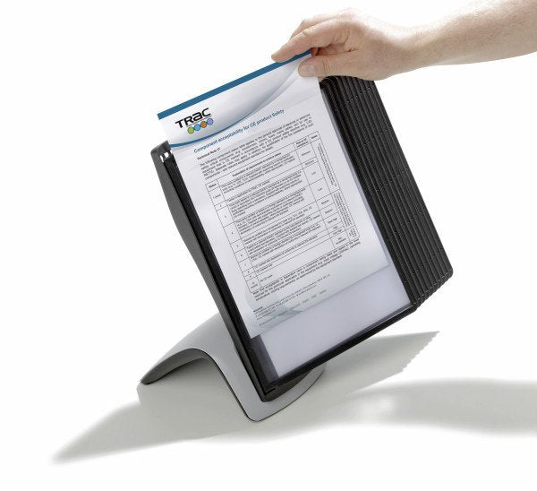 Simema De Paneles Expositores Durable Sherpamyletable M 10 Paneles Expositores Negros