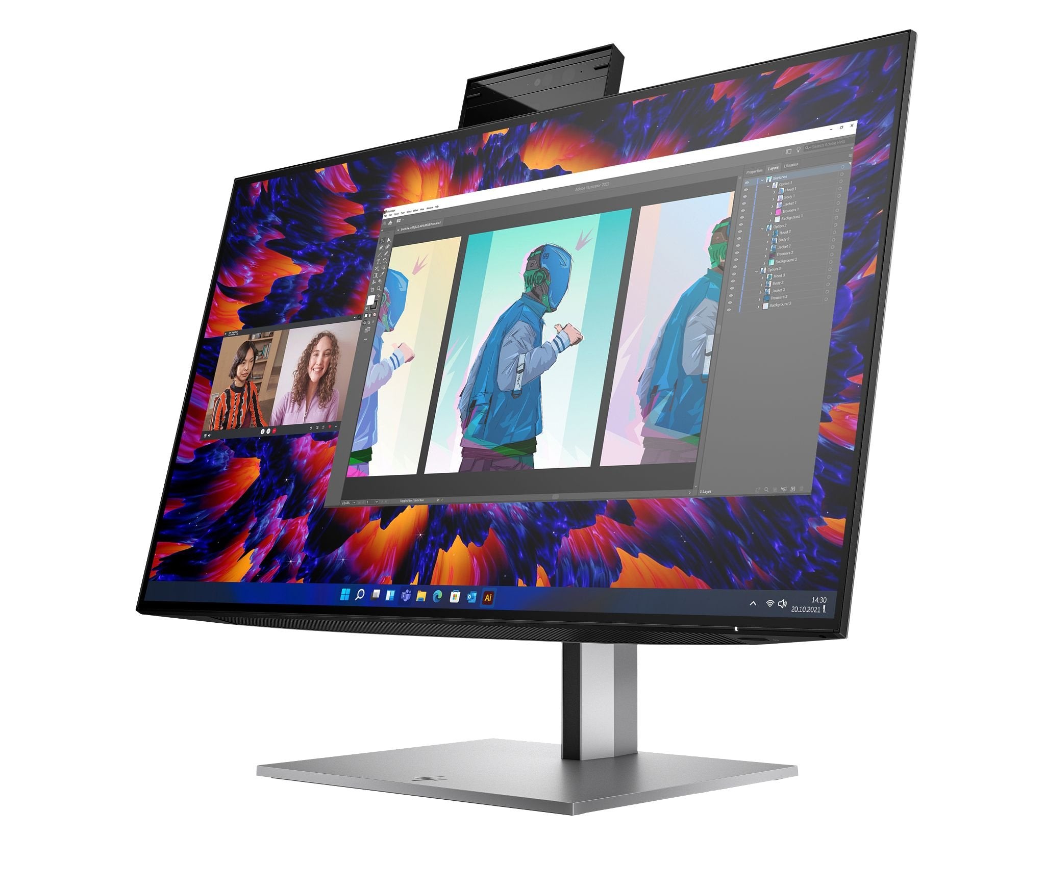 EAN 5715063348925 - HP Z24m G3 QHD Conferencing Display pantalla para PC 60,5 cm (23.8") 2560 x 1440 Pixeles Quad HD LCD Plat imagen 3