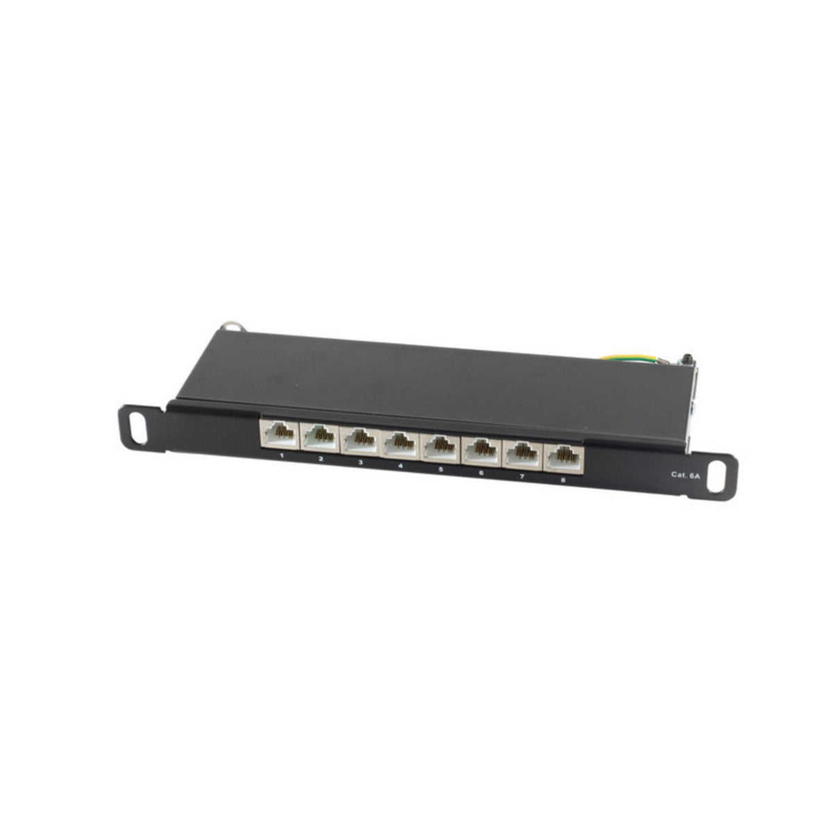 S-Impuls 10"-Rj45-Patchpanel 0,5he, 8-Port, Cat 6a Stp, Sw