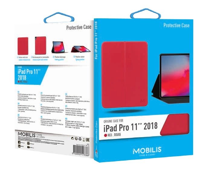 Funda Tablet Mobilis Origine Case Red Universal 11'' 2018