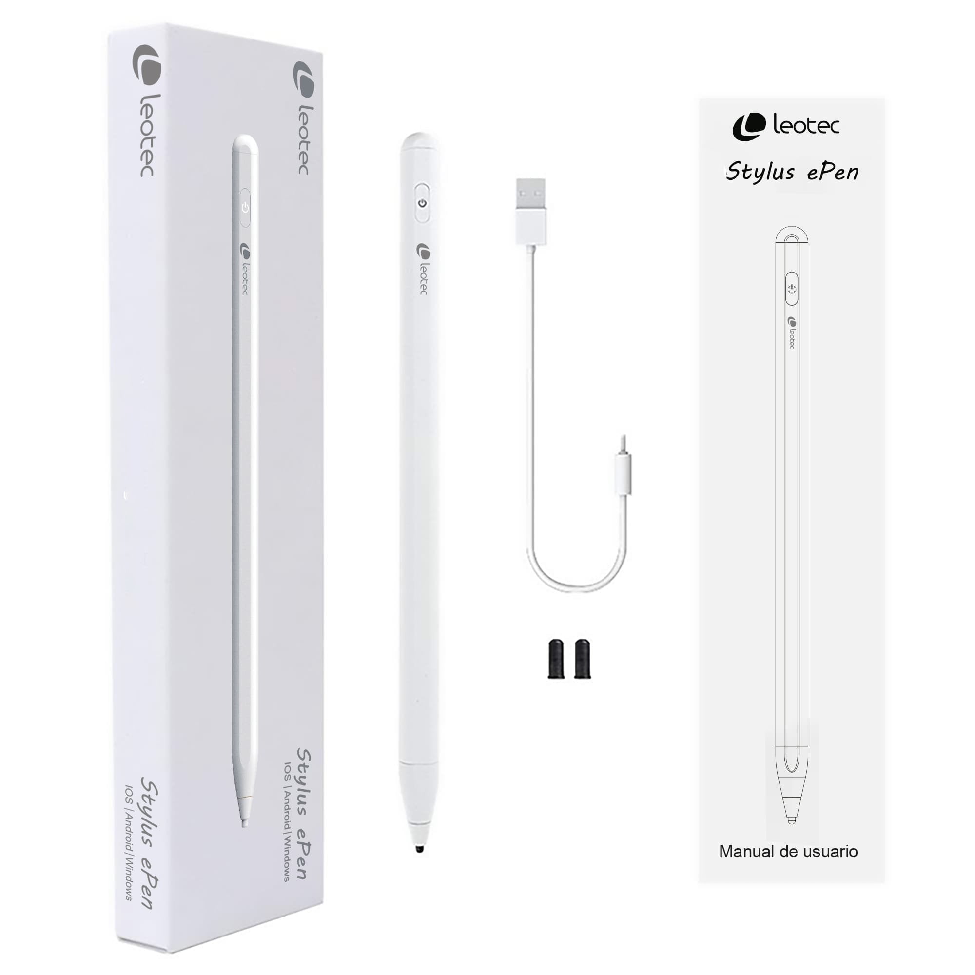 EAN 8436588881786 - Leotec ePen lápiz digital 13 g Blanco imagen 2