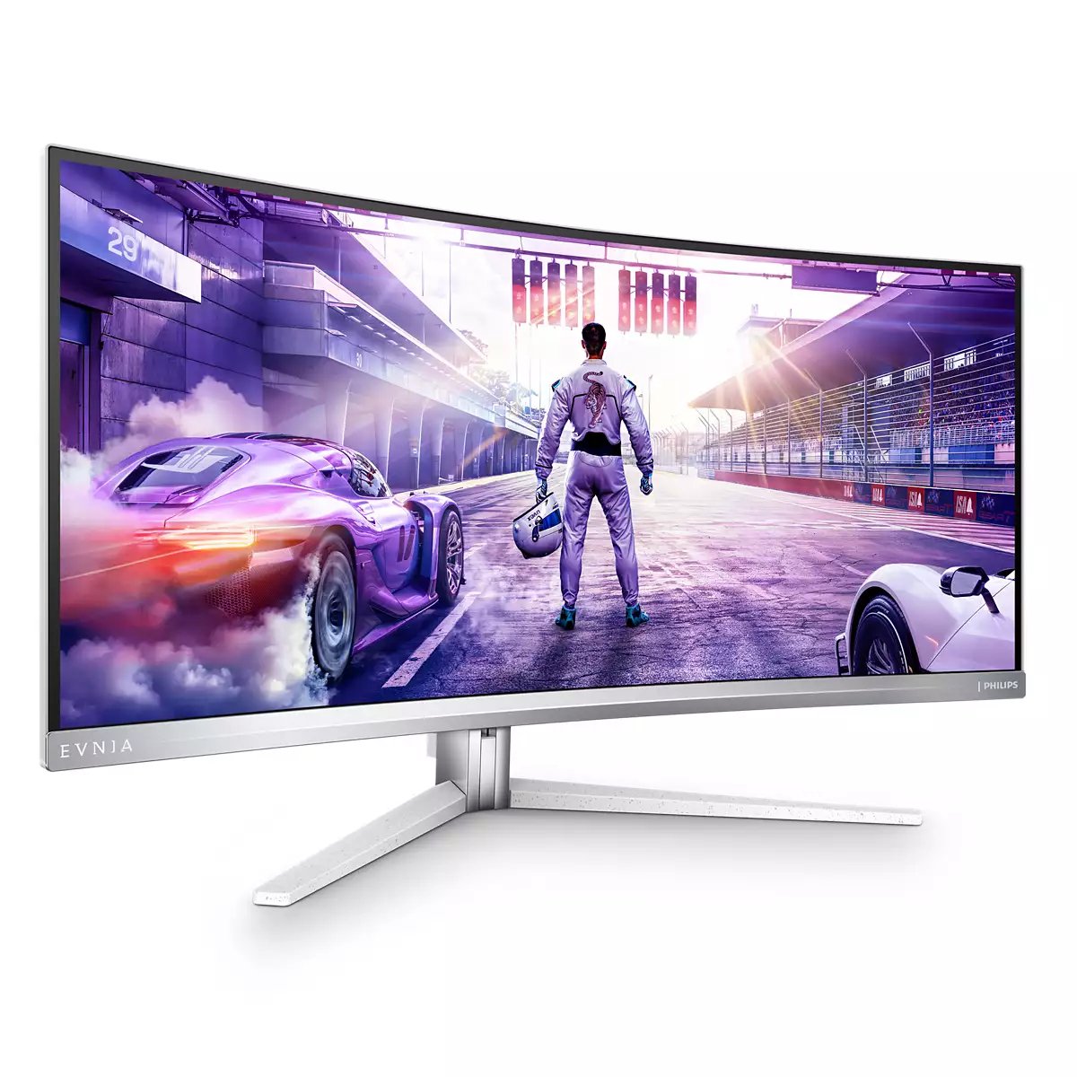 EAN 8712581798680 - Philips 34M2C8600/00 pantalla para PC 86,4 cm (34") 3440 x 1440 Pixeles Wide Quad HD OLED Blanco imagen 9