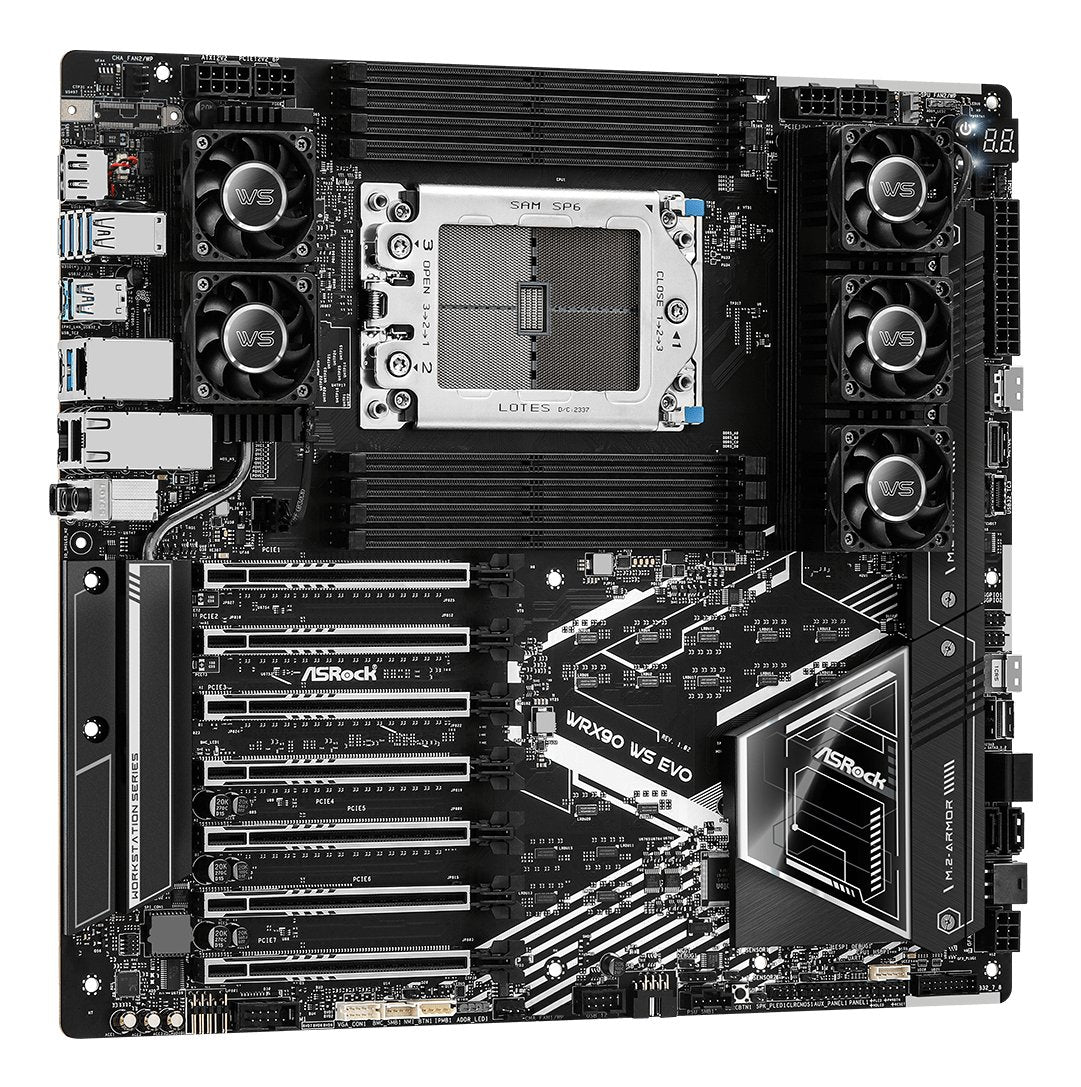 EAN 4710483945199 - Asrock WRX90 WS EVO placa base AMD WRX90 Socket sTR5 EEB imagen 3