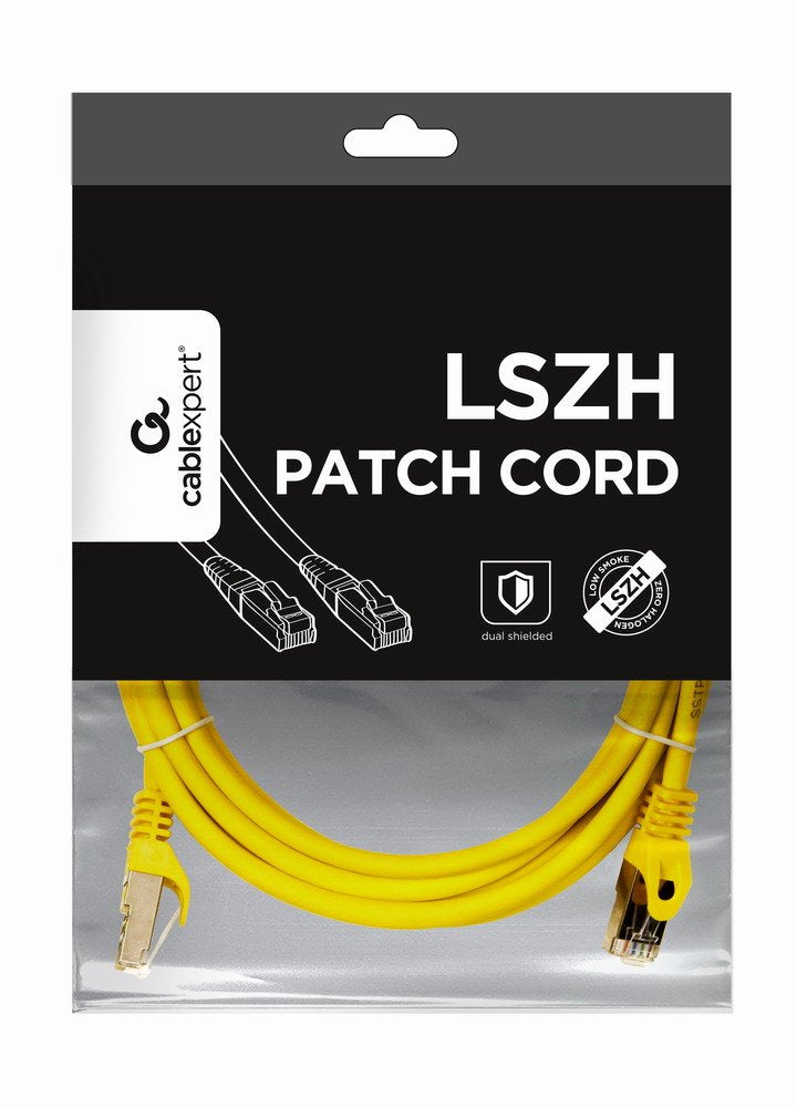 EAN 8716309098670 - Gembird PP6A-LSZHCU-Y-3M cable de red Amarillo Cat6 S/FTP (S-STP) imagen 2