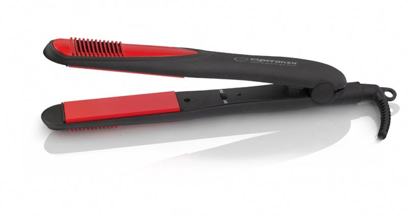 Plancha De Pelo Esperanza Ebp004 Negro, Rojo 35 W