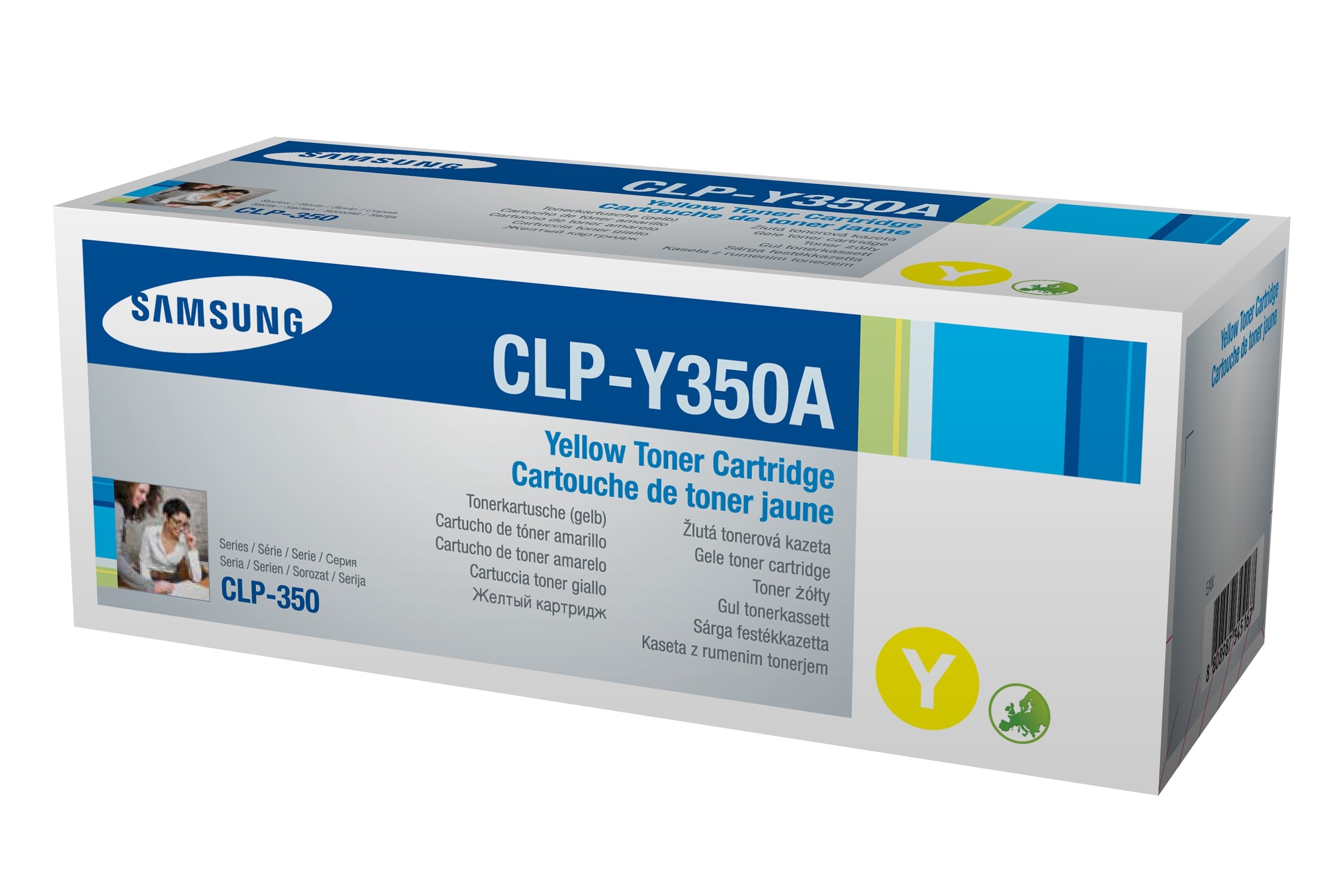 EAN 8808987345167 - Samsung CLP-Y350A cartucho de tóner 1 pieza(s) Original Amarillo imagen 3