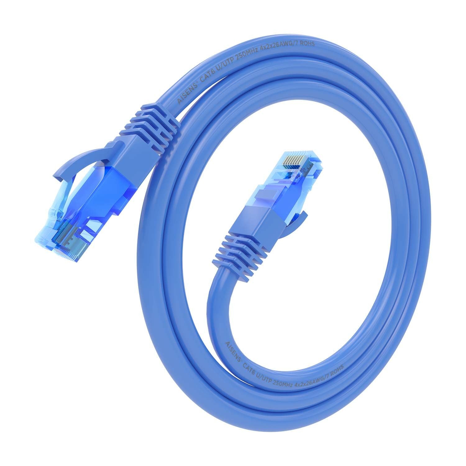 Aisens Cable De Red Rj45 Cat.6 Utp Awg26 Cca - 0.75m - Azul