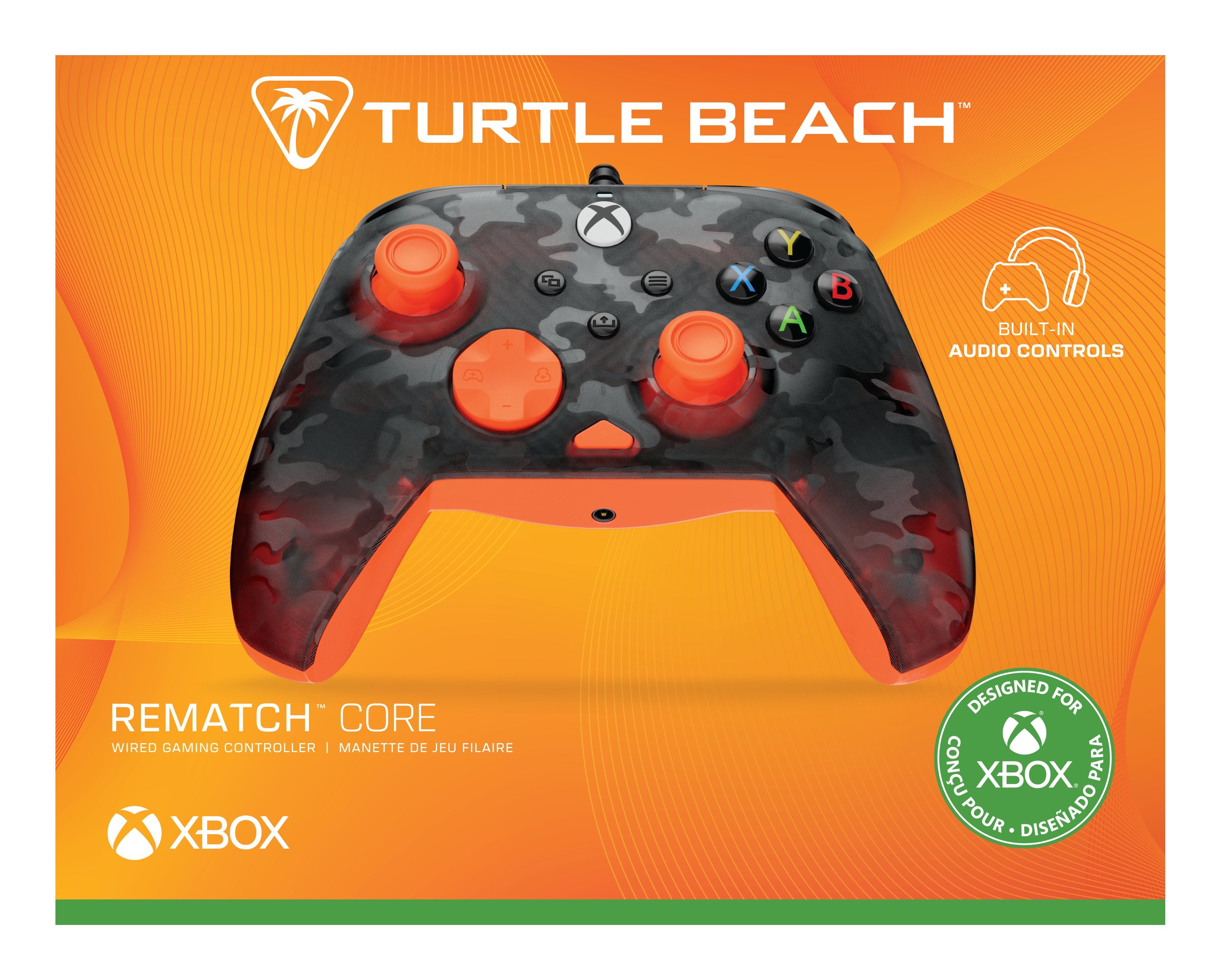 EAN 0840454400038 - Turtle Beach Rematch Core Negro, Gris, Naranja USB Gamepad PC, Xbox, Xbox One, Xbox Series S, Xbox Series imagen 11