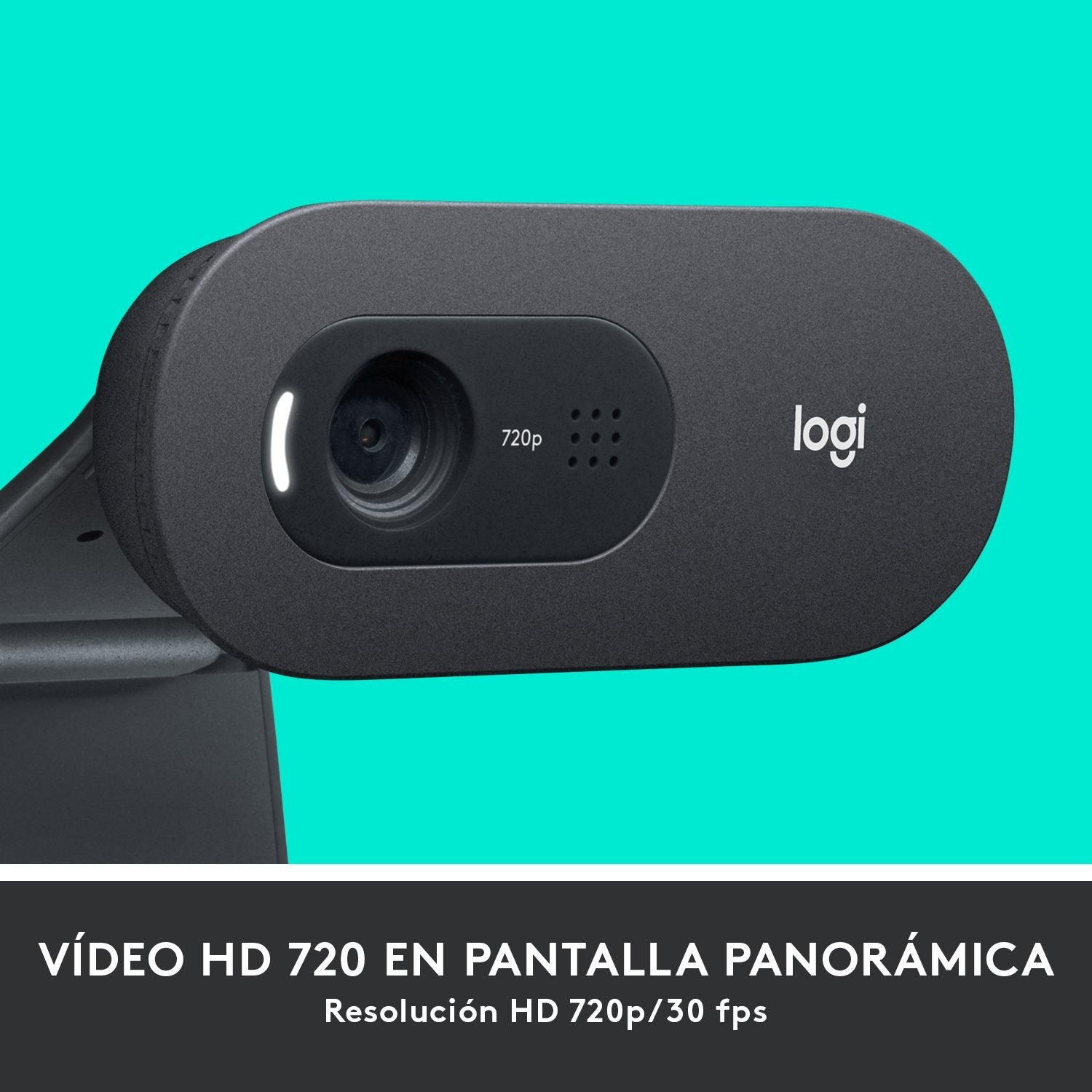 EAN 5099206093690 - Logitech 960-001364 cámara web 1280 x 720 Pixeles USB Grafito imagen 10
