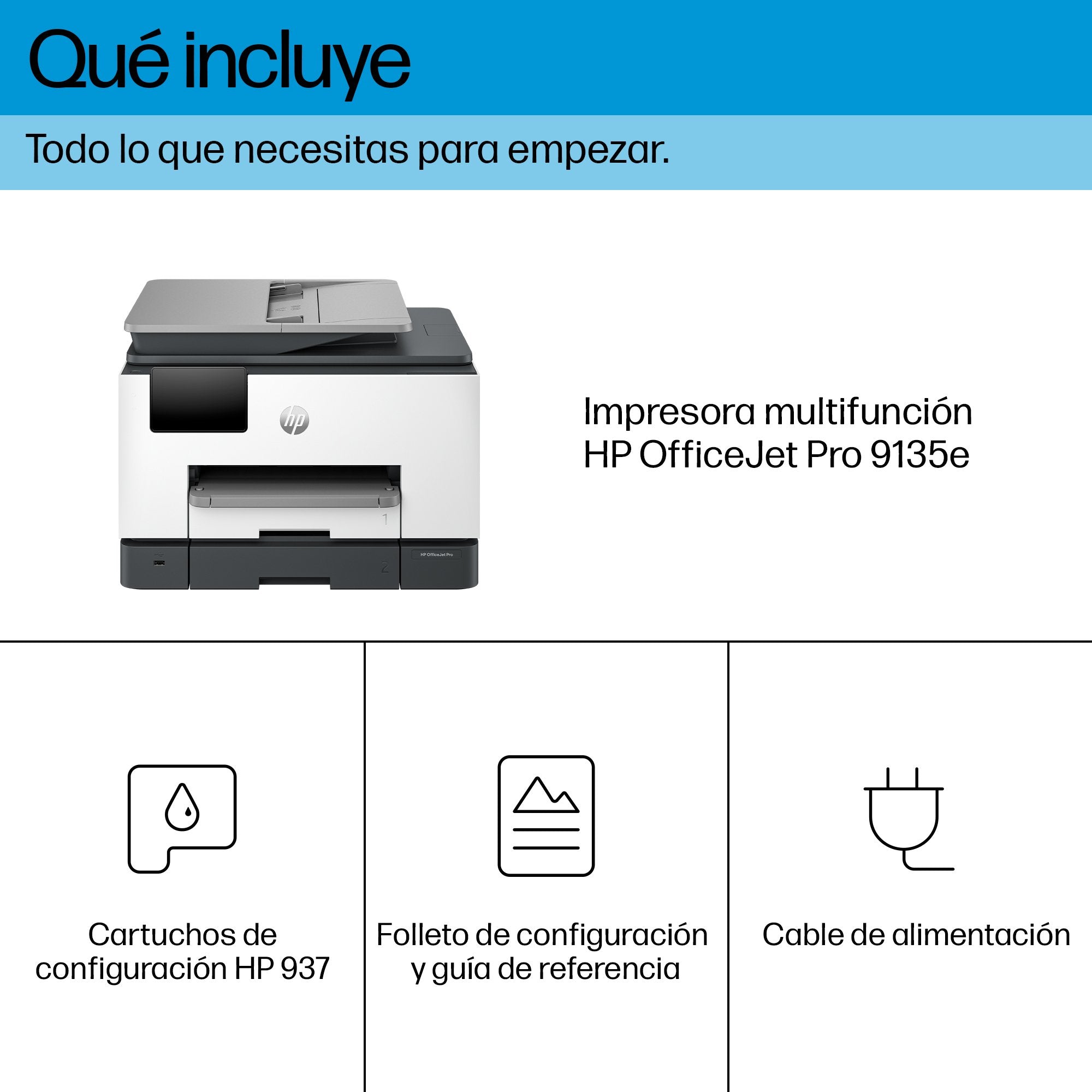 EAN 0196786896095 - HP OfficeJet Pro 9135e AiO Printer Inyección de tinta térmica A4 4800 x 1200 DPI 25 ppm Wifi imagen 5