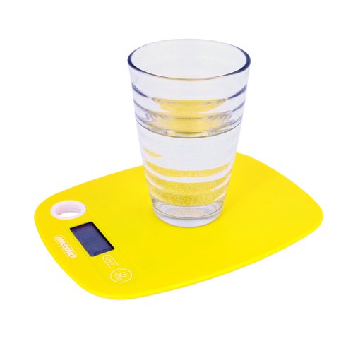 Báscula De Cocina Mesko Ms 3159y Amarillo Encimera Rectángulo