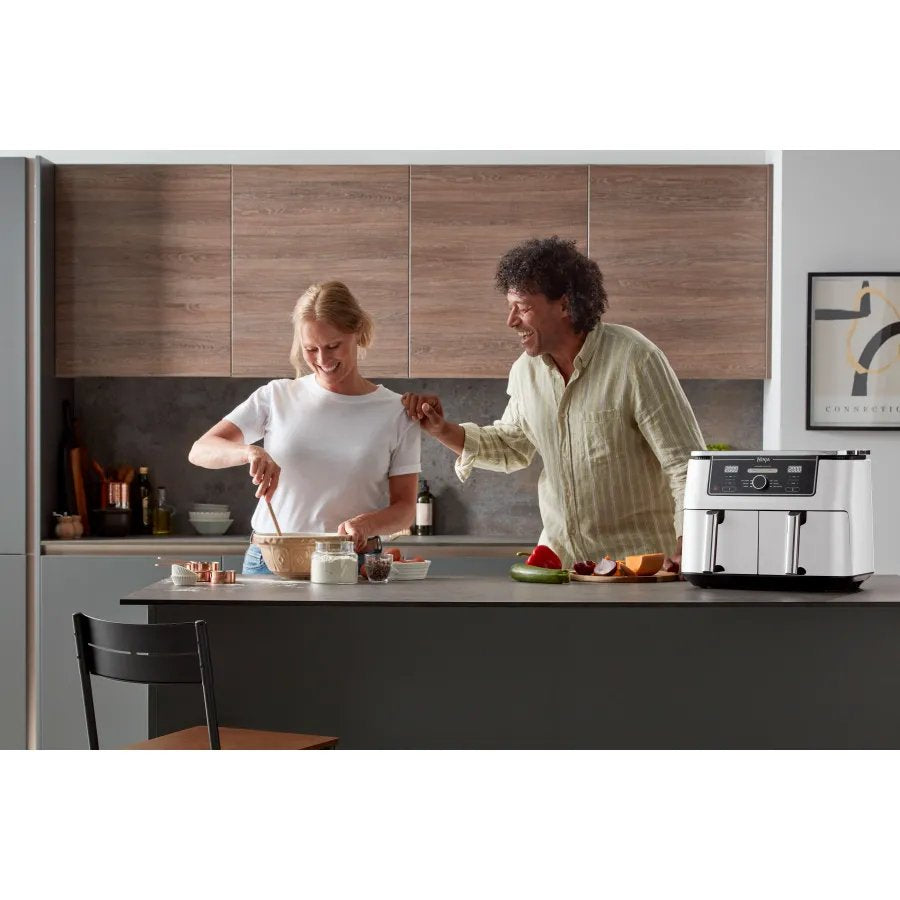 EAN 0622356261180 - Ninja AF400EU Doble 9,5 L Independiente 2470 W Freidora de aire caliente Blanco imagen 10