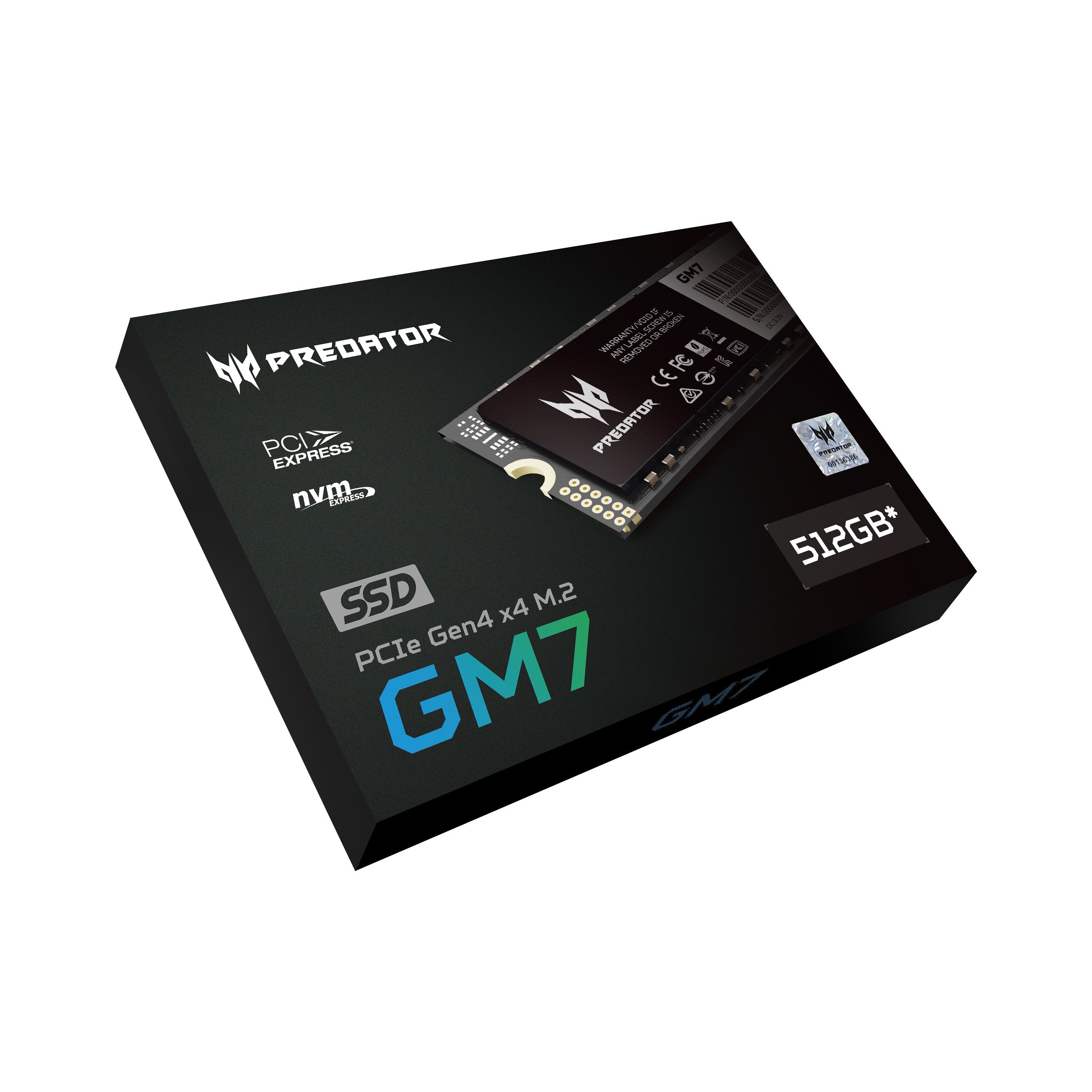 Acer Predator Ssd Gm7 512gb M.2 Nvme Pcie Gen 4x4