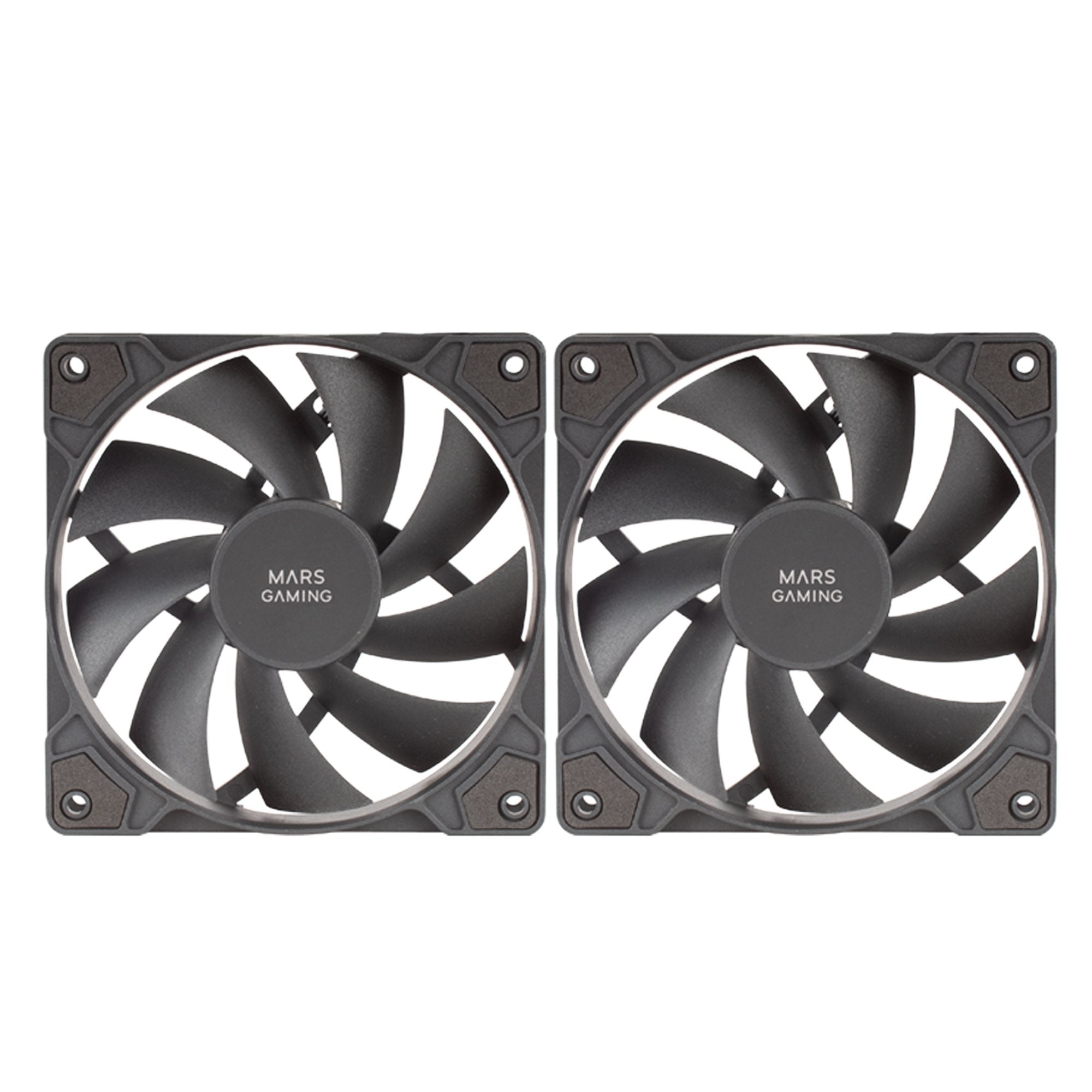 EAN 8435693102762 - Mars Gaming MFPROX2 sistema de refrigeración para ordenador Carcasa del ordenador Ventilador 12 cm 2 piez imagen 2