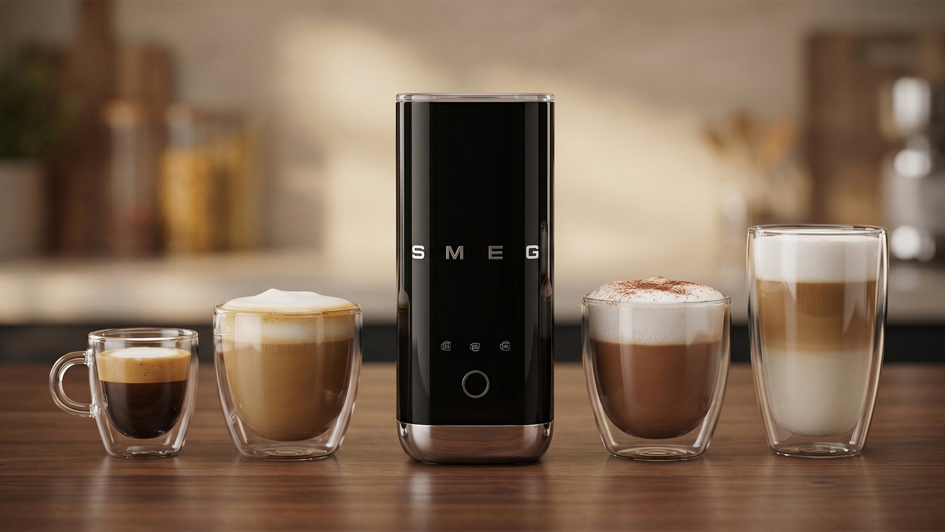 EAN 8017709353155 - Smeg MFF02BLEU espumador o calentador de leche Calentador/espumador de leche automático Negro imagen 17