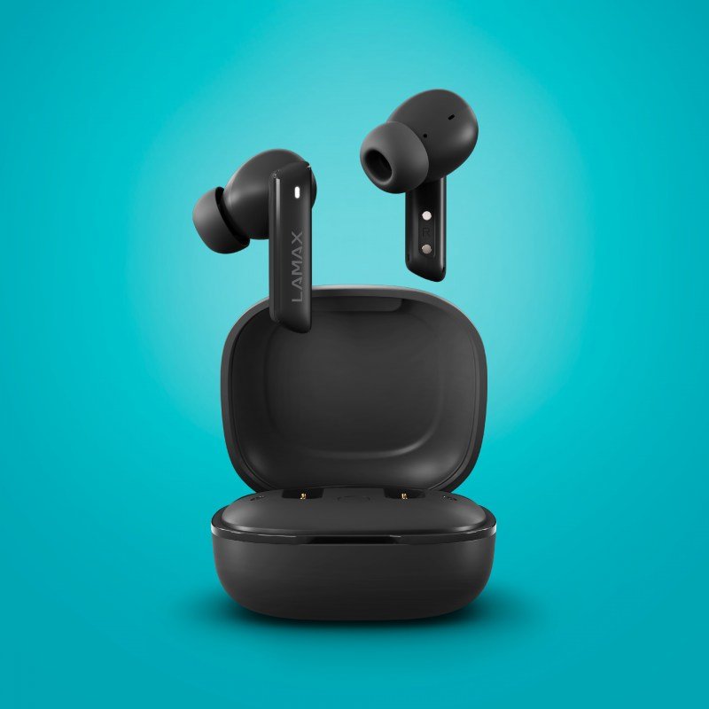 Lamax Clips1 Anc Auriculares Inalámbrico Usb Tipo C Bluetooth Negro