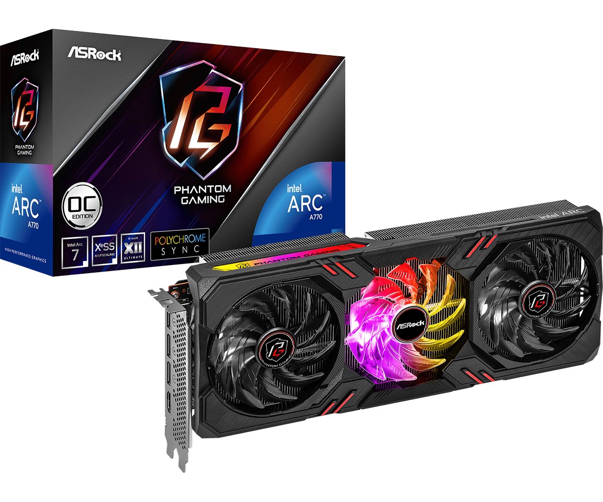 EAN 4710483943546 - Asrock Phantom Gaming A770 PG 16GO Intel Arc A770 16 GB GDDR6 imagen 6