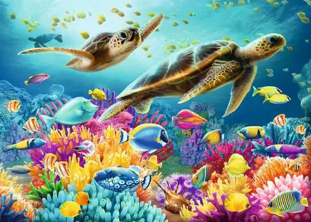 Ravensburger Puzzle Mundo Submarino Azul 1000 Piezas 12000577